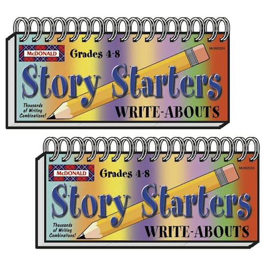 McDonald Publishing&#xAE; 2-Pack Story Starters Write-Abouts, Grades 4-8